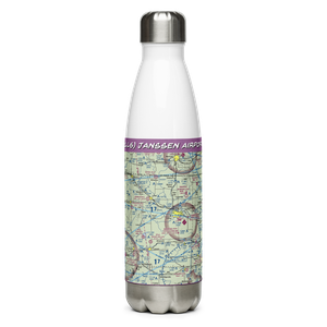 Janssen Airport (1LL6) VFR Sectional Water Bottle