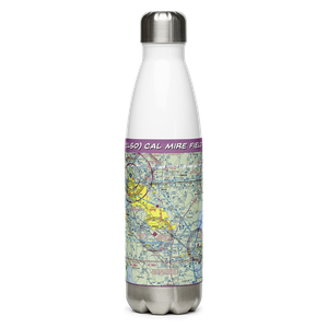 Cal Mire Field (1LS0) VFR Sectional Water Bottle
