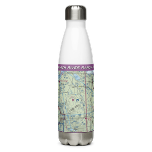 Black River Ranch Airport (1MI3) VFR Sectional Water Bottle