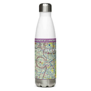 Mckenzie's Landing Airport (1MI5) VFR Sectional Water Bottle