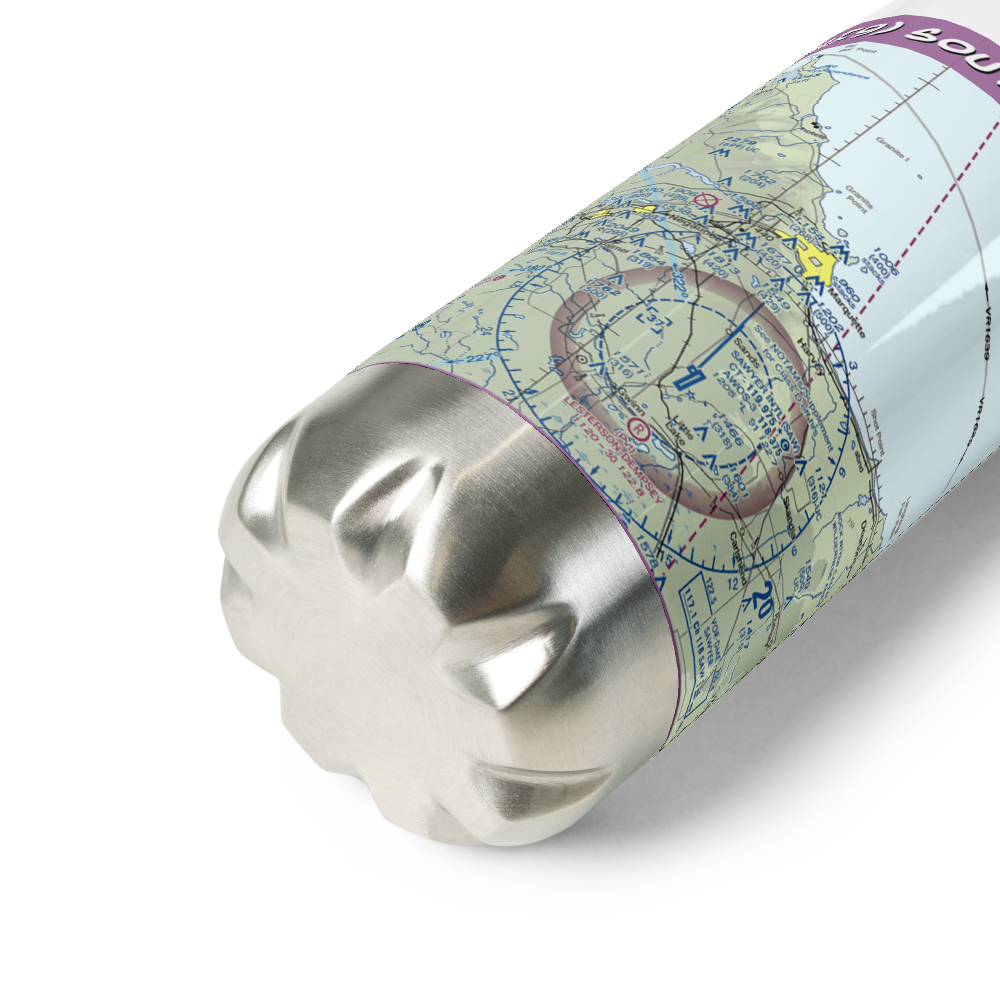 Southfork Airport (1MI9) VFR Sectional Water Bottle 