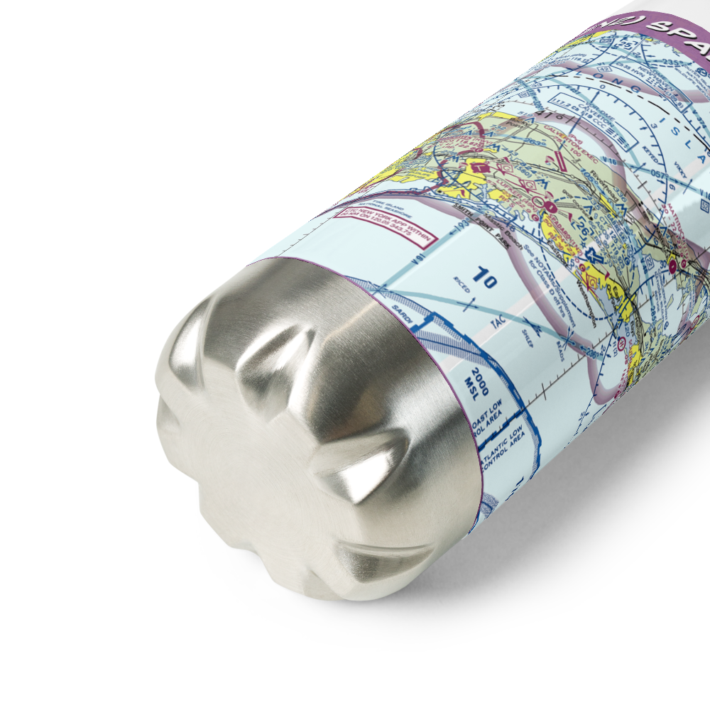 Spadaro Airport (1N2) VFR Sectional Water Bottle 