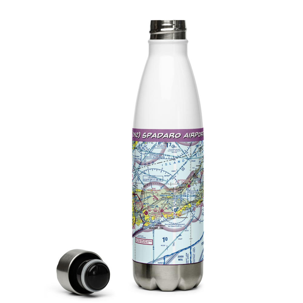 Spadaro Airport (1N2) VFR Sectional Water Bottle 