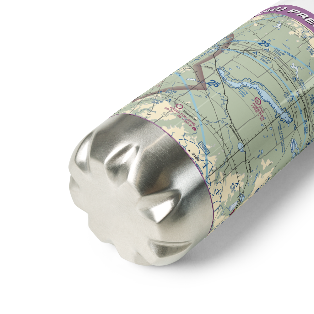 Preszler Airstrip (1NA8) VFR Sectional Water Bottle 