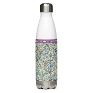 Lonesome Field (1NC8) VFR Sectional Water Bottle