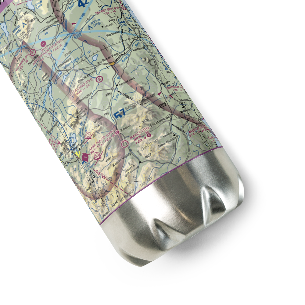 Catalano Airfield (1NK6) VFR Sectional Water Bottle 