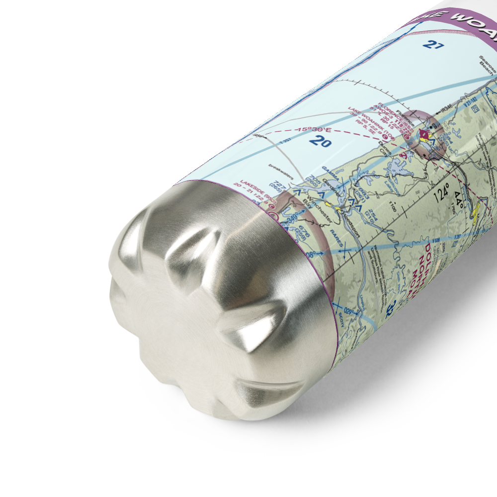 Lake Woahink Seaplane Base (1O0) VFR Sectional Water Bottle 