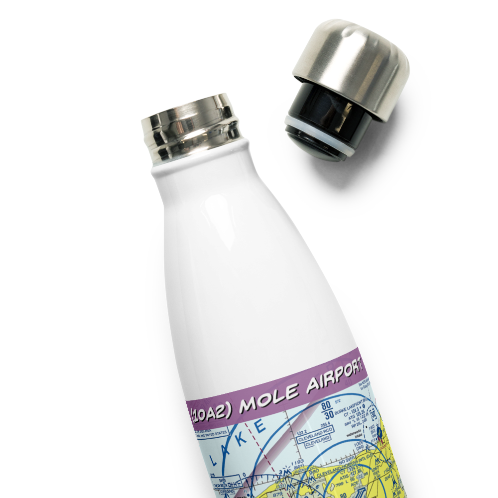 Mole Airport (1OA2) VFR Sectional Water Bottle 