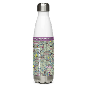 Lisbon Airfield (1OH8) VFR Sectional Water Bottle