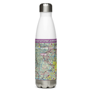 Stone Airport (1OI6) VFR Sectional Water Bottle