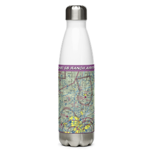 5B Ranch Airport (1OK8) VFR Sectional Water Bottle