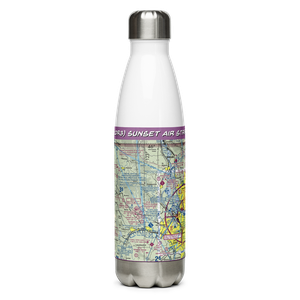 Sunset Air Strip (1OR3) VFR Sectional Water Bottle