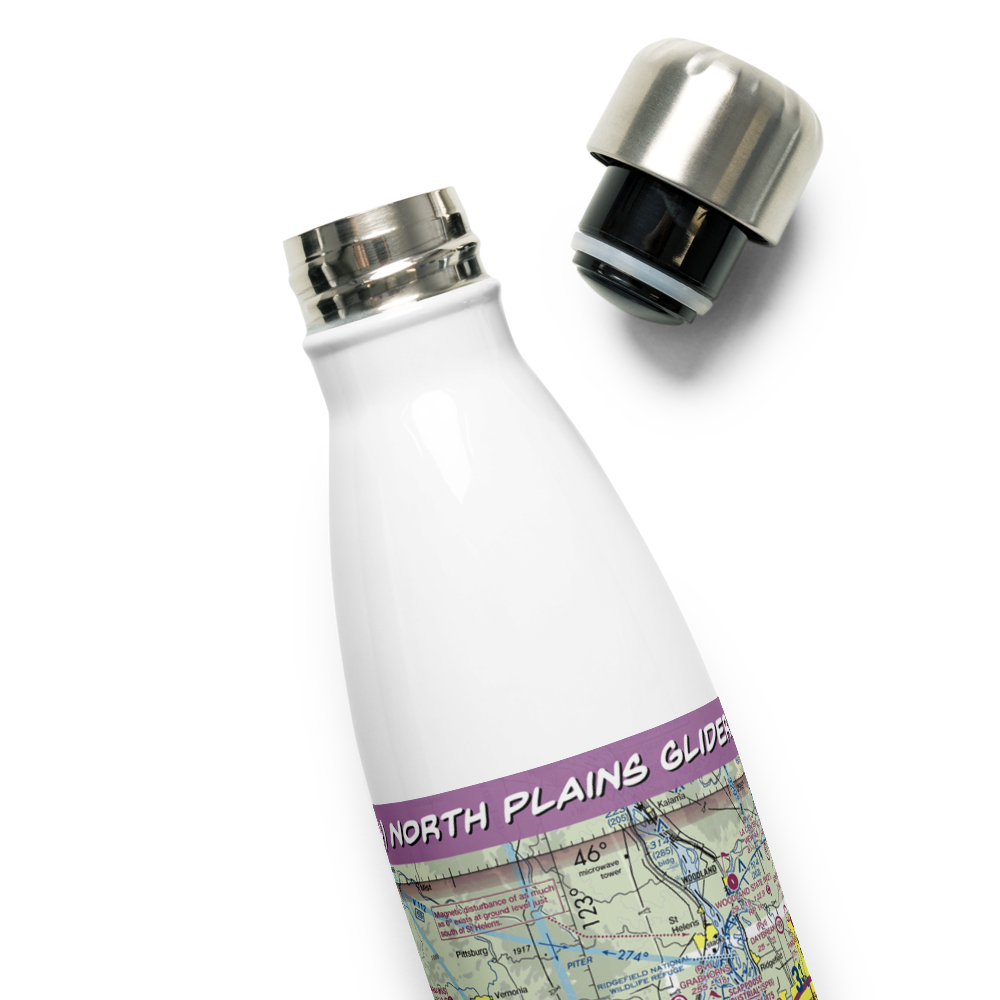 North Plains Gliderport (1OR4) VFR Sectional Water Bottle 