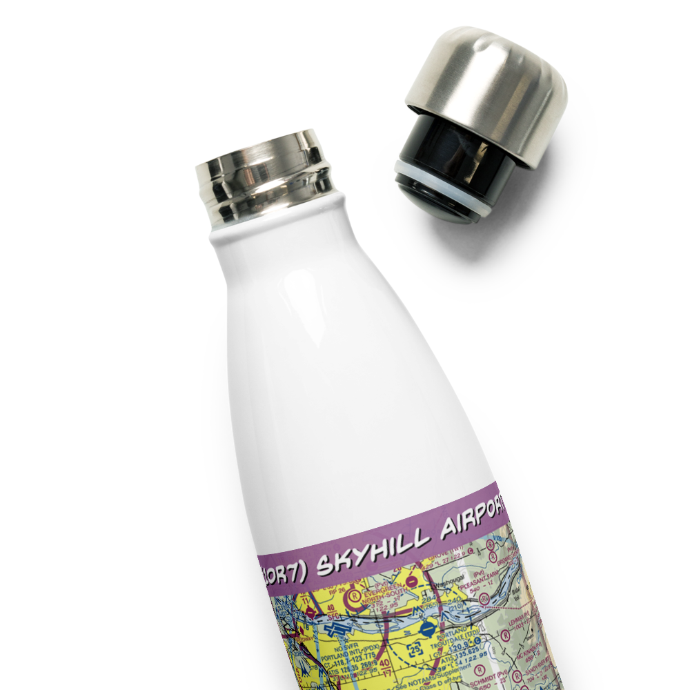 Skyhill Airport (1OR7) VFR Sectional Water Bottle 