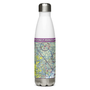 Flying F Ranch Airport (1TE2) VFR Sectional Water Bottle