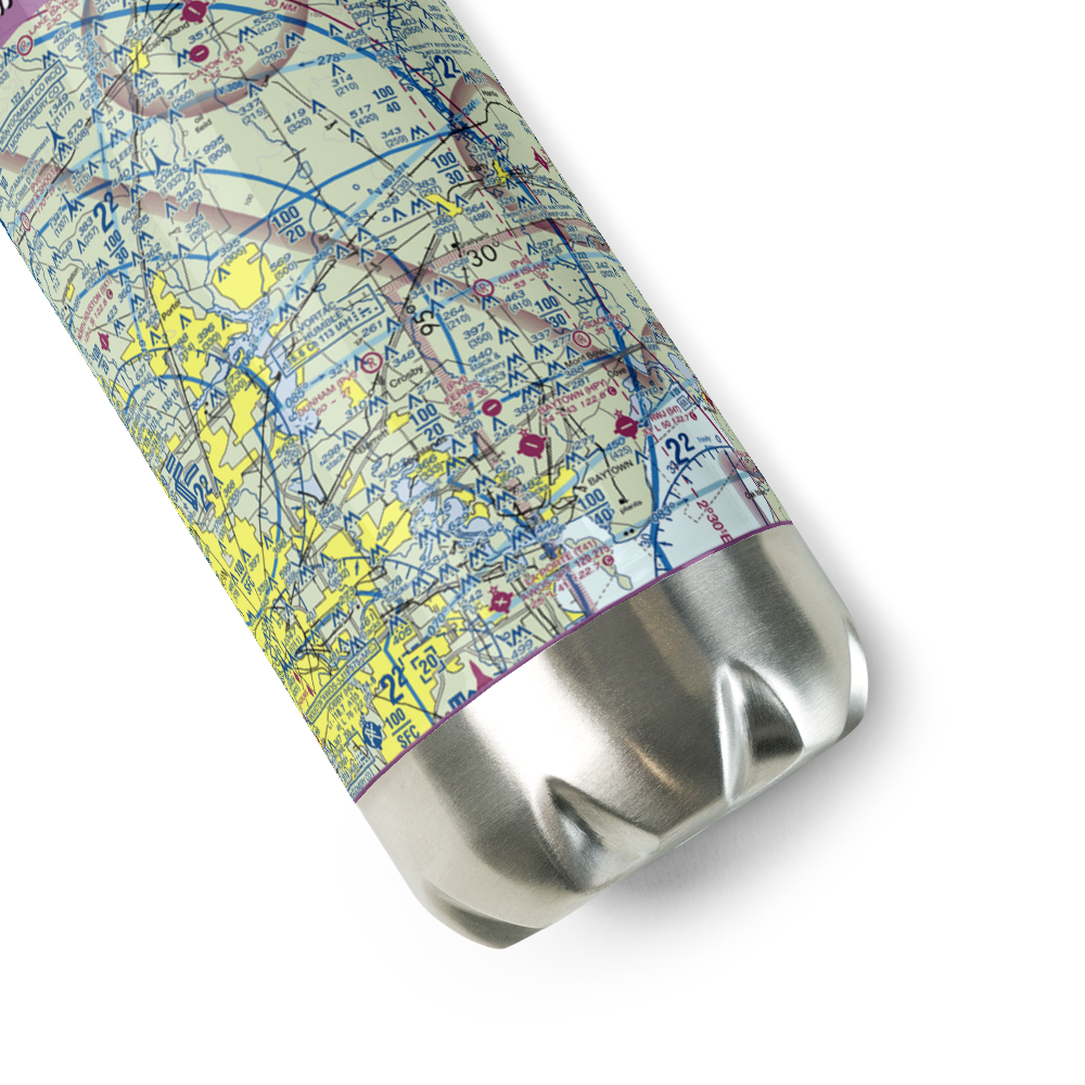 Flying F Ranch Airport (1TE2) VFR Sectional Water Bottle 