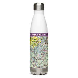 Ray Farm Airport (1TE7) VFR Sectional Water Bottle