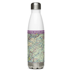 Tye River Airport (1VA3) VFR Sectional Water Bottle