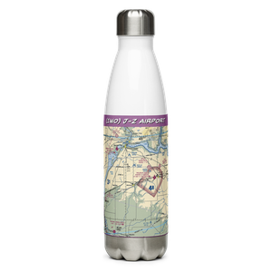 J-Z Airport (1W0) VFR Sectional Water Bottle
