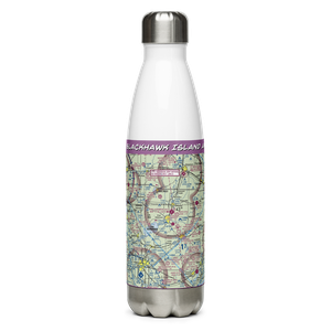 Blackhawk Island Airport (1WI9) VFR Sectional Water Bottle