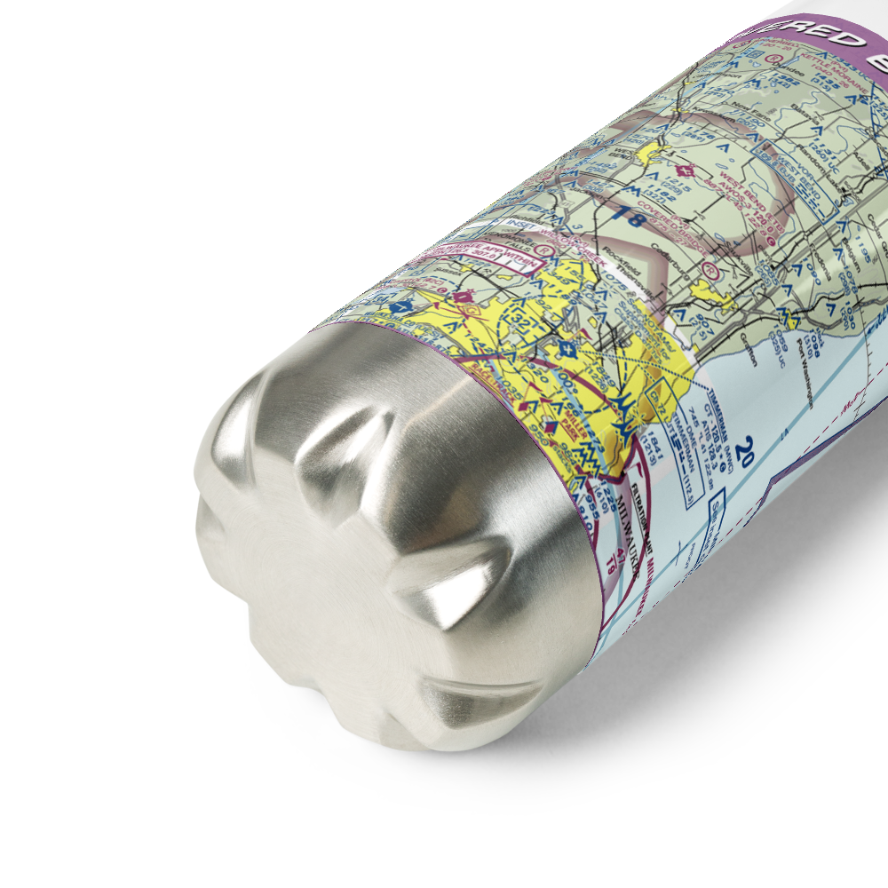Covered Bridge Fields Airport (1WN2) VFR Sectional Water Bottle 