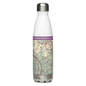 Pinon Ranch Airport (1XS8) VFR Sectional Water Bottle