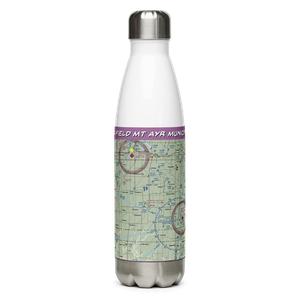 Judge Lewis Field Mt Ayr Municipal Airport (1Y3) VFR Sectional Water Bottle