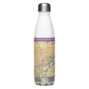 Grand Canyon Bar Ten Airstrip (1Z1) VFR Sectional Water Bottle