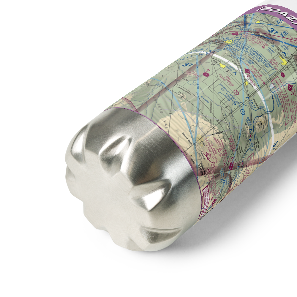 Eds Field (20AZ) VFR Sectional Water Bottle 