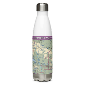 Crooked Lake Airstrip (20ND) VFR Sectional Water Bottle