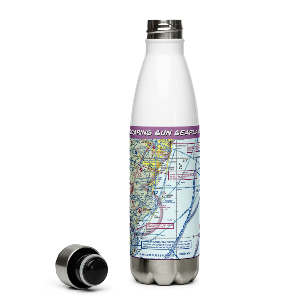 Soaring Sun Seaplane Base (21JY) VFR Sectional Water Bottle 