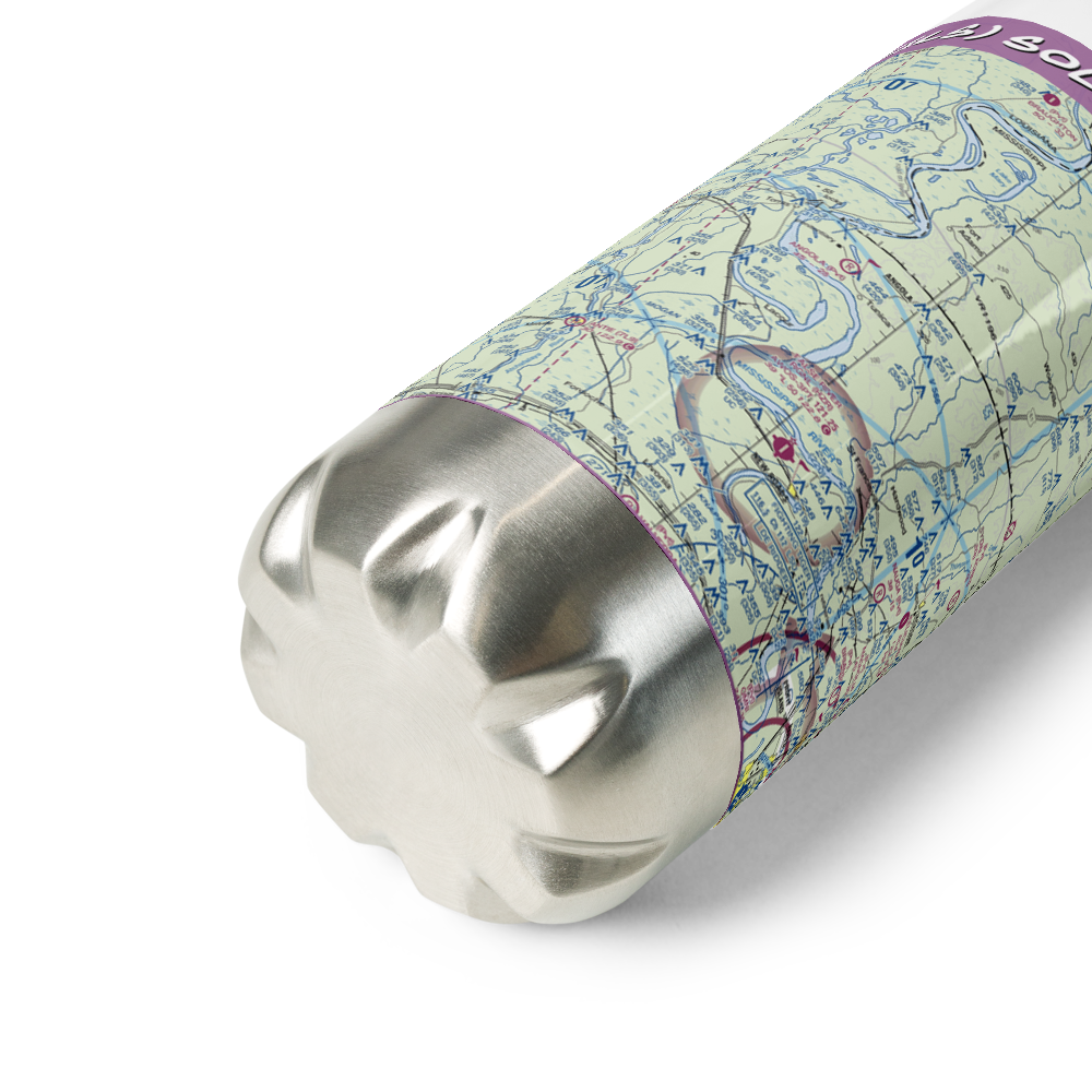 Solitude Airstrip (21LS) VFR Sectional Water Bottle 
