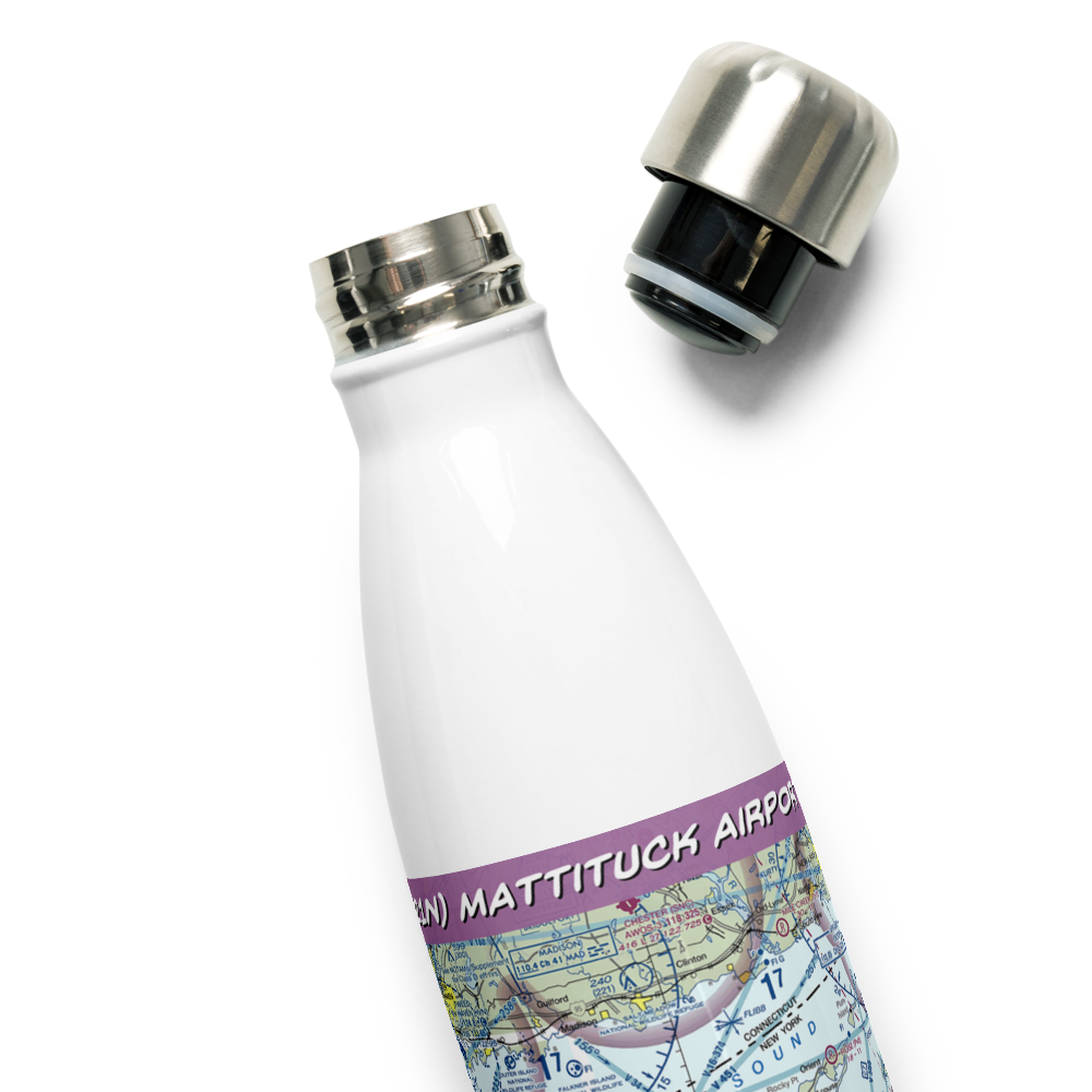 Mattituck Airport (21N) VFR Sectional Water Bottle 