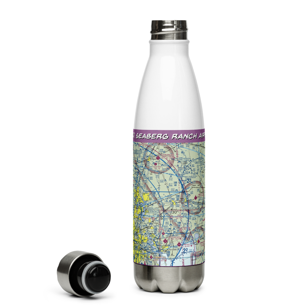 Seaberg Ranch Airport (21TE) VFR Sectional Water Bottle 