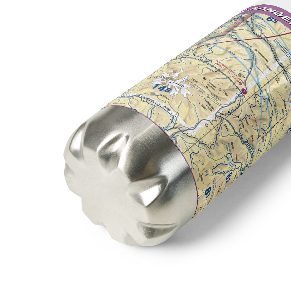Ranger Creek Airport (21W) VFR Sectional Water Bottle 