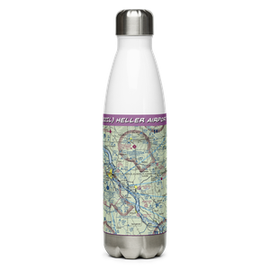Heller Airport (22IL) VFR Sectional Water Bottle
