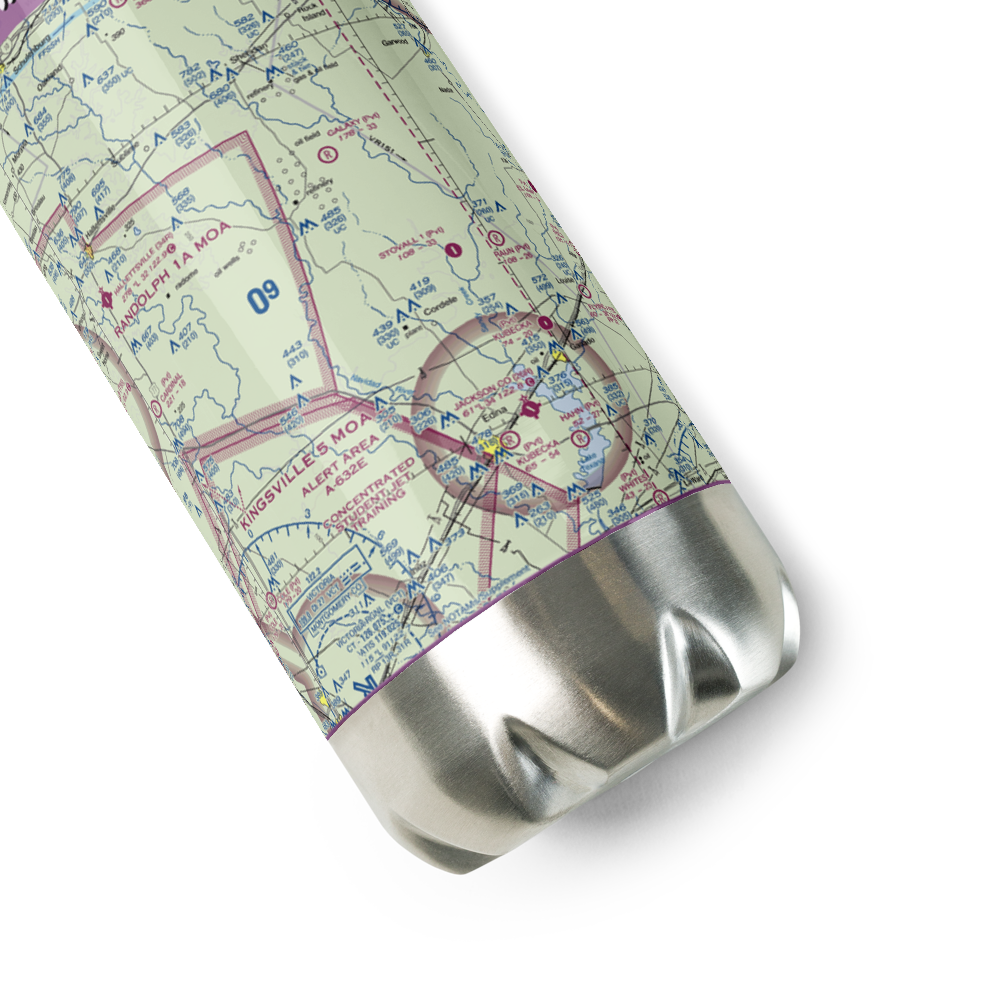 Fenner Ranch Airport (22TE) VFR Sectional Water Bottle 