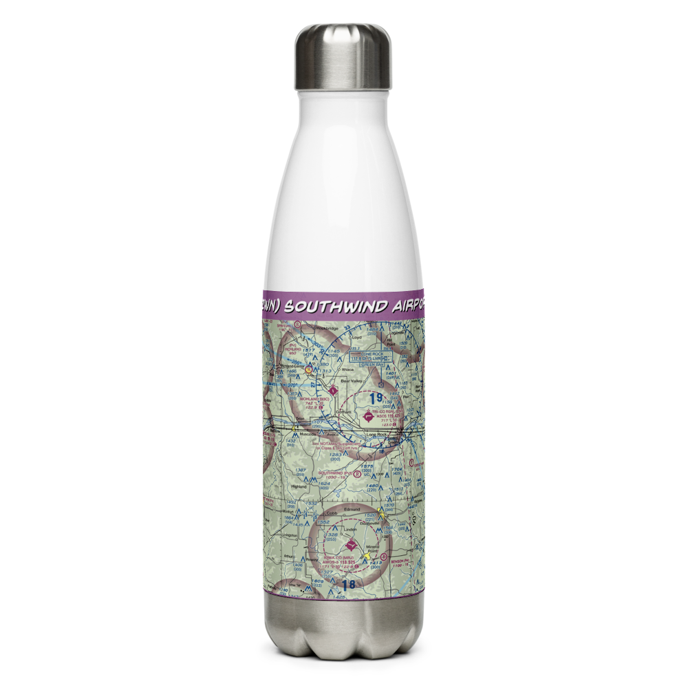 Southwind Airport (22WN) VFR Sectional Water Bottle 