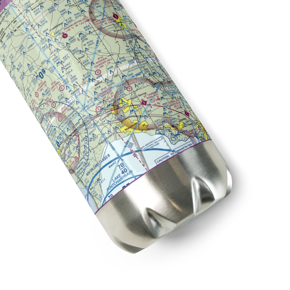 Warner-Thunder Hill Airport (23LA) VFR Sectional Water Bottle 