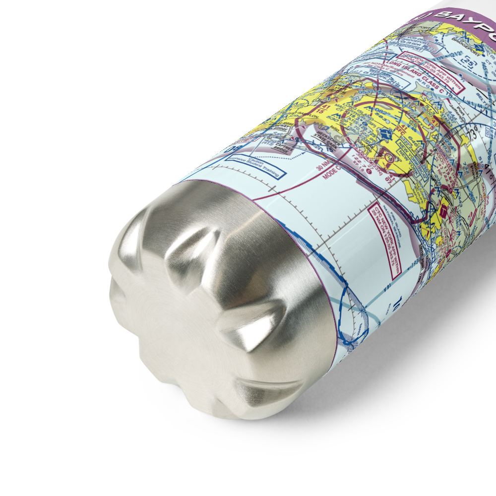 Bayport Aerodrome (23N) VFR Sectional Water Bottle 