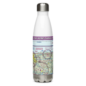 Long Acre Farms Airport (23NK) VFR Sectional Water Bottle