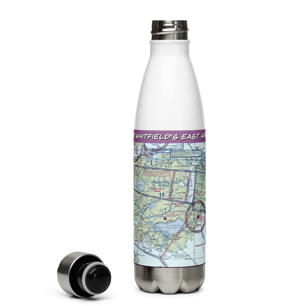 Whitfield'S East Airport (23NR) VFR Sectional Water Bottle 