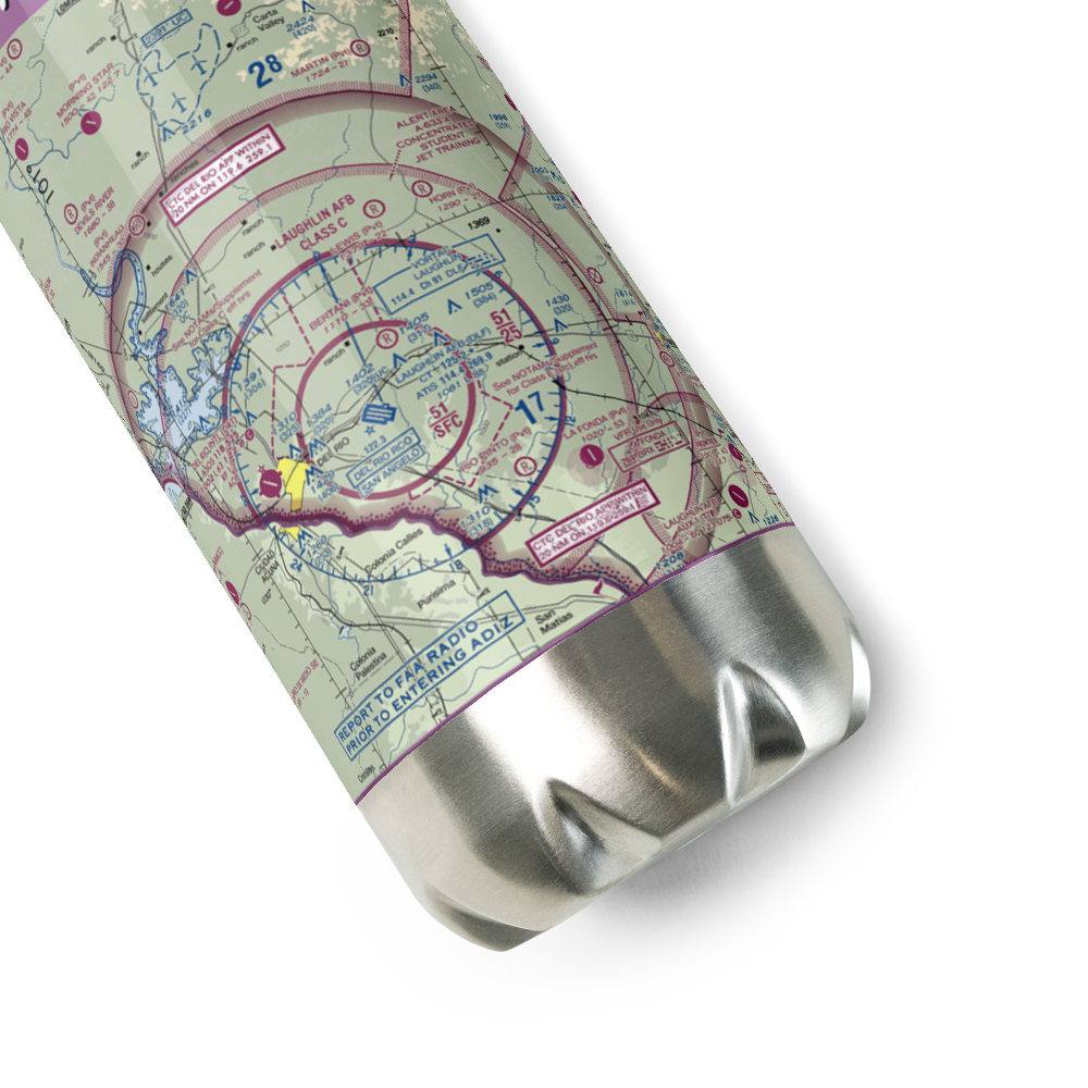Bertani Ranch Airport (23TS) VFR Sectional Water Bottle 