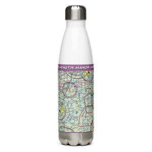 Kenstin Manor Airport (24IN) VFR Sectional Water Bottle