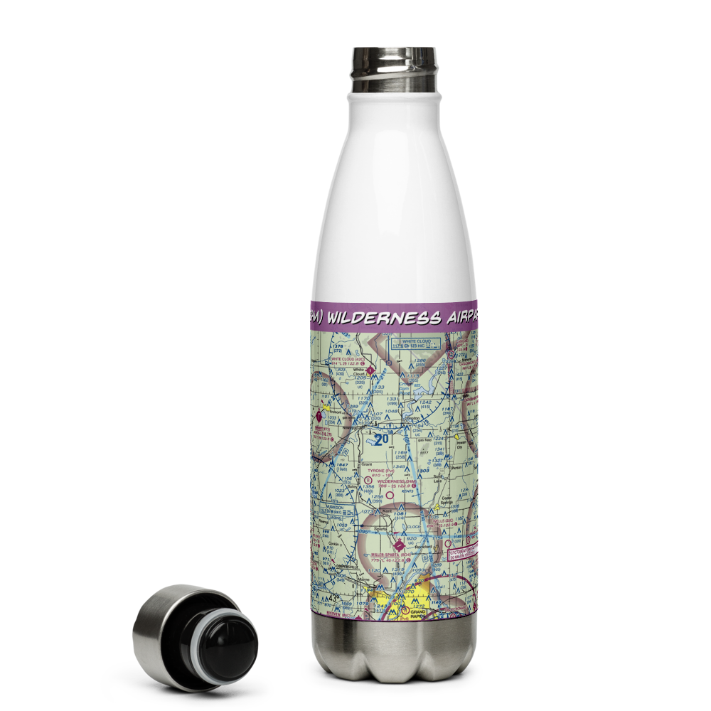 Wilderness Airpark (24M) VFR Sectional Water Bottle 