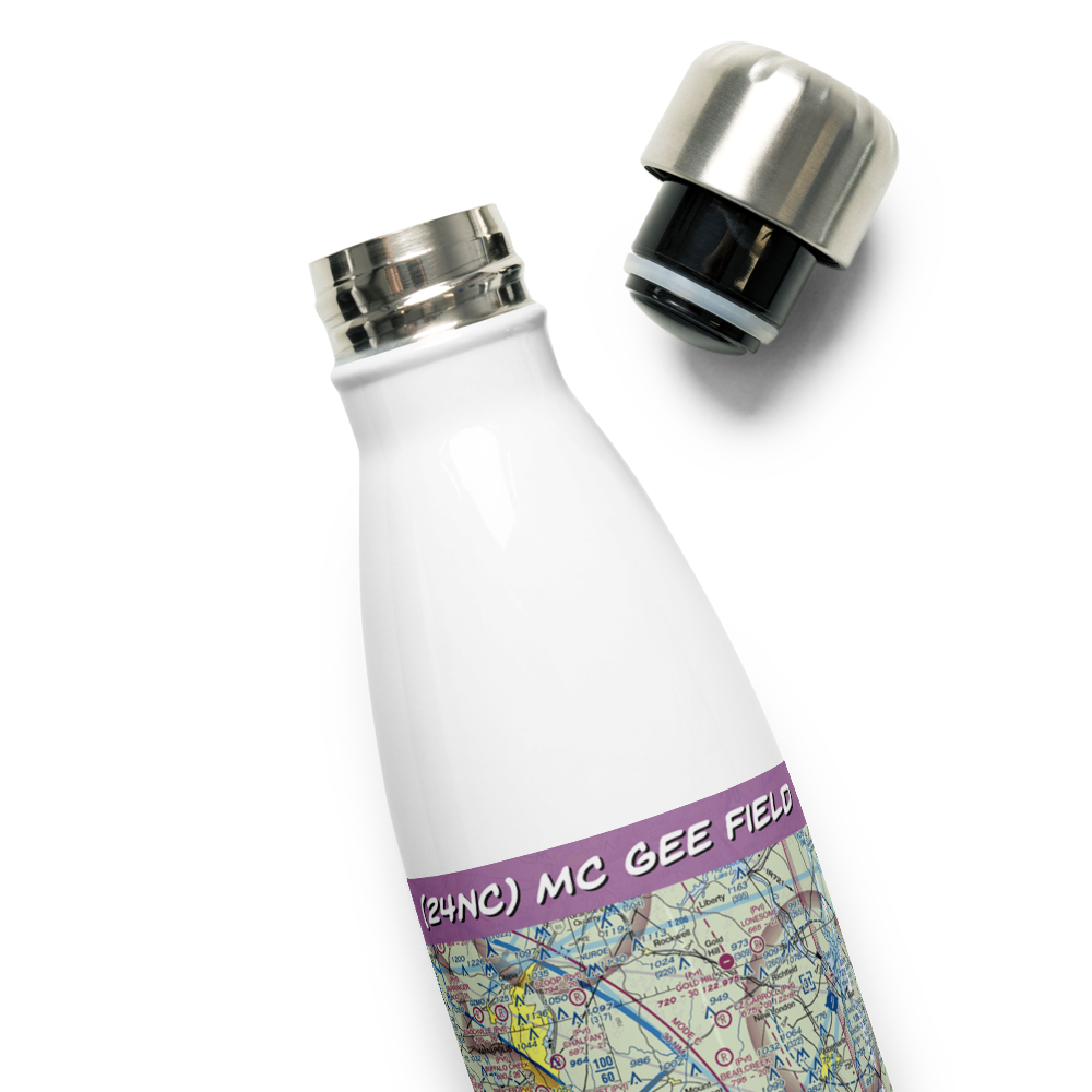 Mc Gee Field (24NC) VFR Sectional Water Bottle 