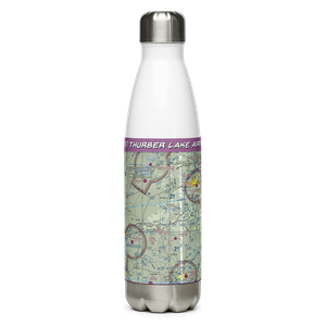 Thurber Lake Airport (24TX) VFR Sectional Water Bottle