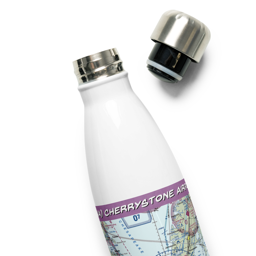 Cherrystone Airport (24VA) VFR Sectional Water Bottle 