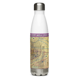 Mystery Well Ranch Airport (25AZ) VFR Sectional Water Bottle