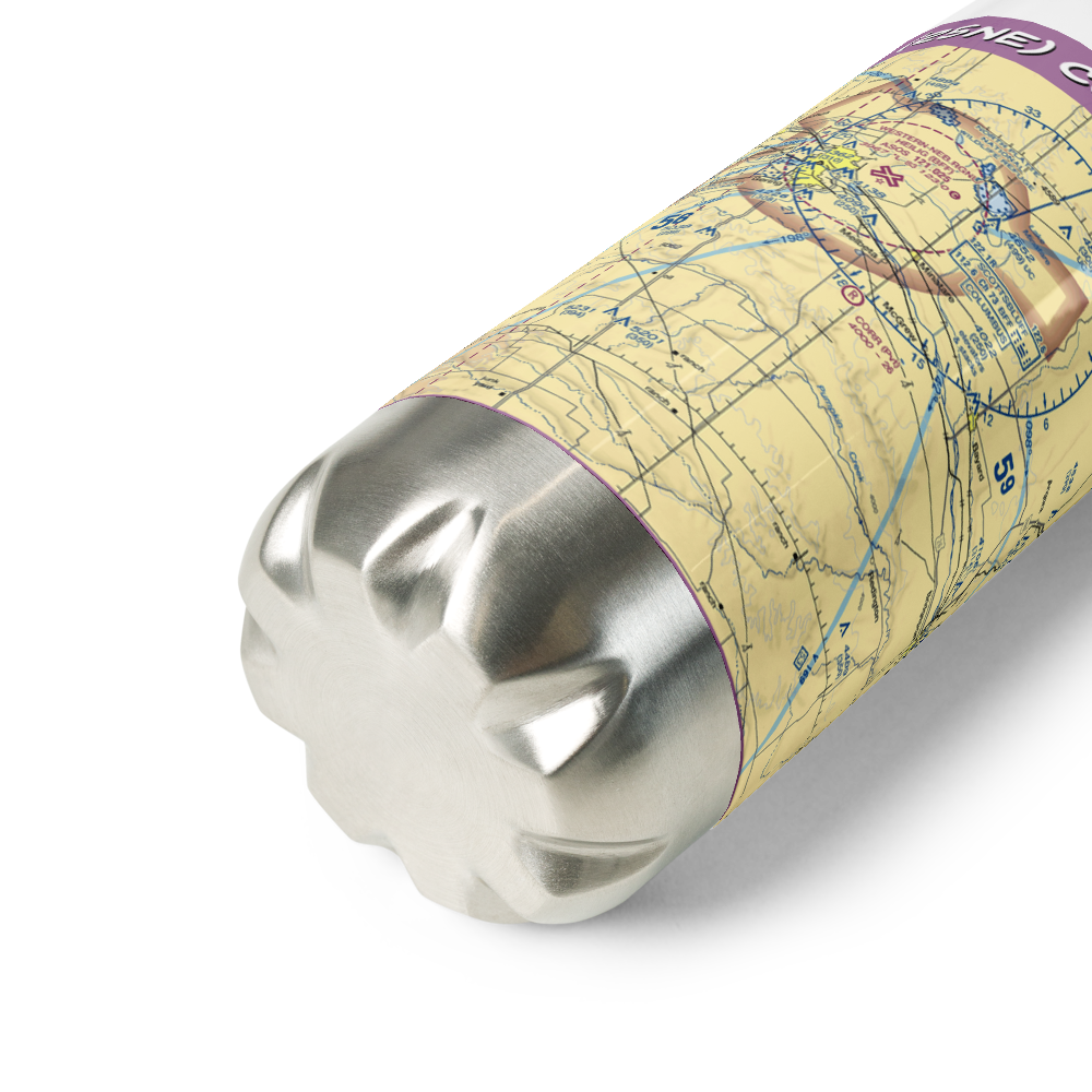 Corr Airport (25NE) VFR Sectional Water Bottle 